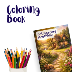 Cottagecore Aesthetic – 1 Coloring Book